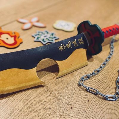 刀の制作(レーザーカッター、UVプリンターを使ったワークショップ)