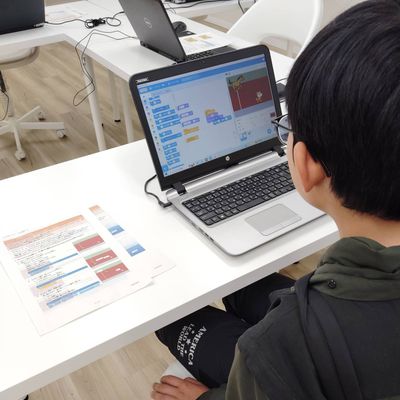 プログラミング検定練習を頑張ってます！