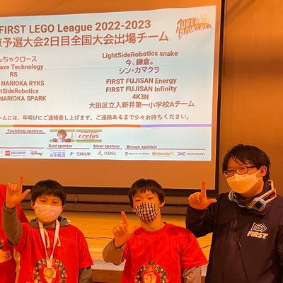 FLL Challenge2022では全国大会まで出場しました！