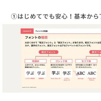 基本から学ぶので初めてでも安心