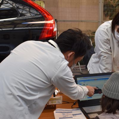 屋外無料体験の様子