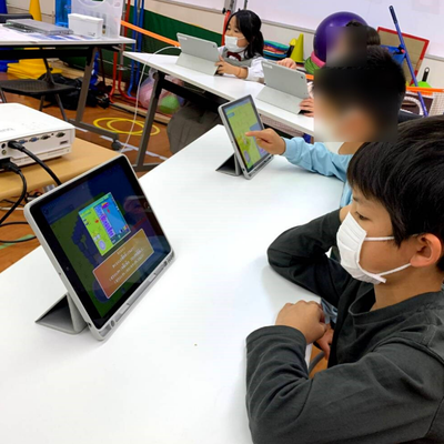 年長さん～中学生まで幅広く通う。毎週タイピング練習も
