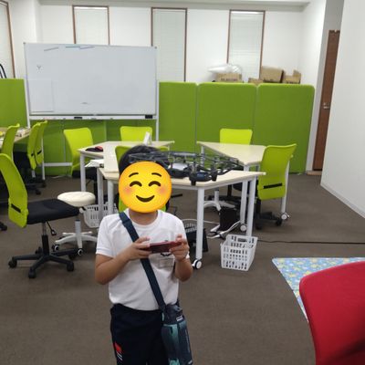 ドローン操作。初めてだけど上手だね！