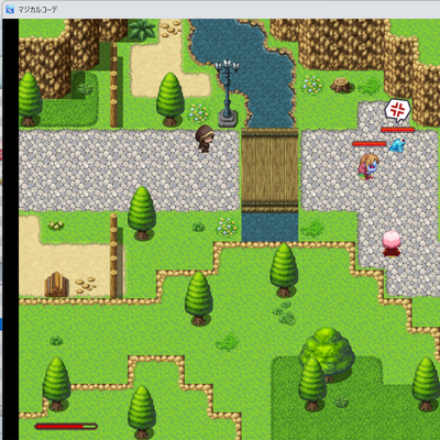 物語(システム)コースでアクションRPGのような戦闘システムを作っていきます。