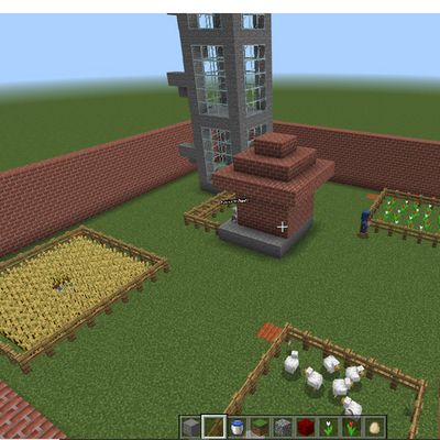 マイクラプログラミングで一気に街づくりができるようにしていきます。