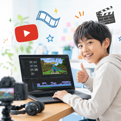 動画クリエイターコースでは、クリエイター監修のカリキュラムで本格的な動画制作スキルを学べます。