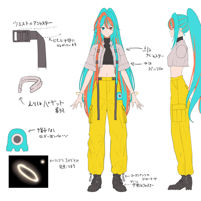 カリキュラム定期レッスン画像（オリジナルキャラクター作り）