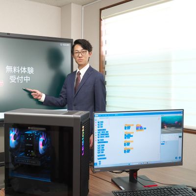 最新設備の電子黒板,PC導入済み