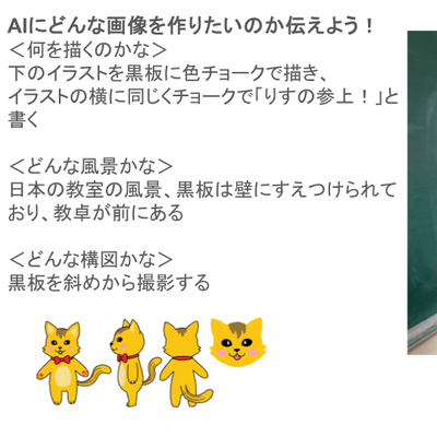 イラストを自分で書いて、いろいろなシチュエーションを想像しよう