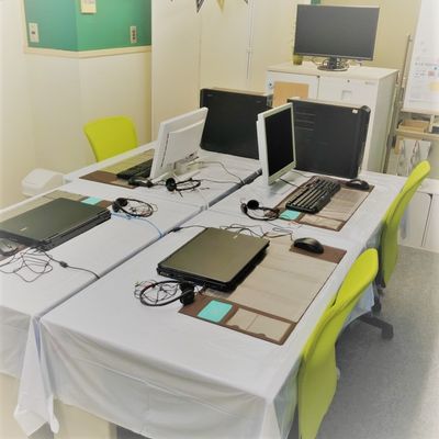 少人数のアットホームな教室