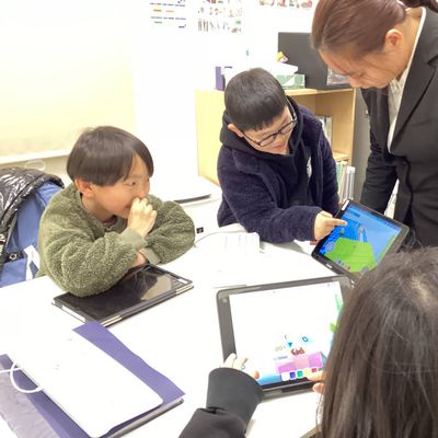 子供たちみんな大好き！自分の好きなものを作る発表週があります。