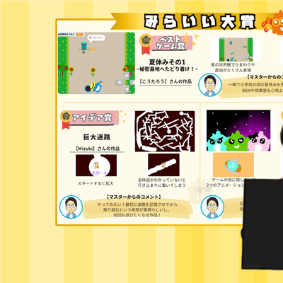 作品コンテストで学んだ成果を発表
