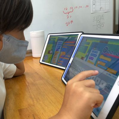 できるだけ自分でじっくり考える時間を設けています。