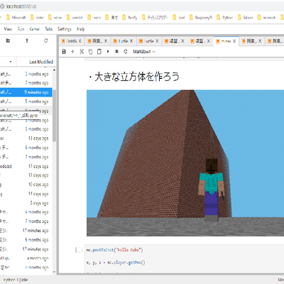 Python × マインクラフト