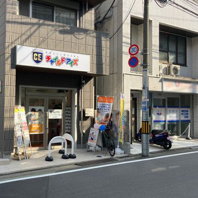 中杉通り沿いで、中村橋駅から見ると左手にあります。