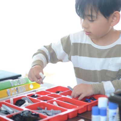 教育版レゴ® マインドストーム®EV3を使った授業の様子①