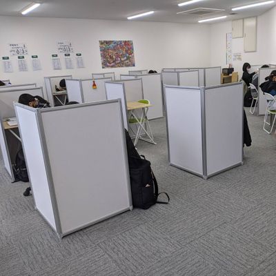 テスト前自習の様子