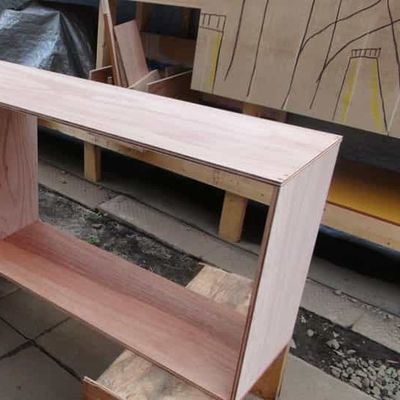 生徒が作った棚