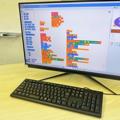 授業で使うScratchの画面