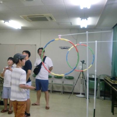 考えた通りのコースを飛んだよ
