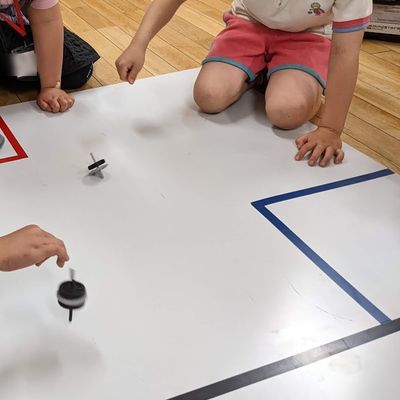 プレスターターでは遊びも取り入れています