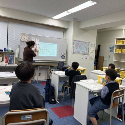 Kicksコース(年長～小2クラス)の授業です