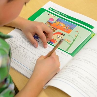 計画や発見したことなど、ワークブックに記入します。