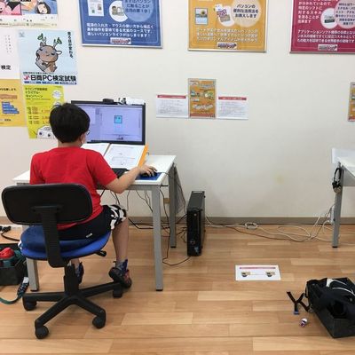 プログラミング教室　授業風景