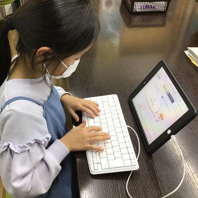 タイピングも毎回のレッスンで行います！