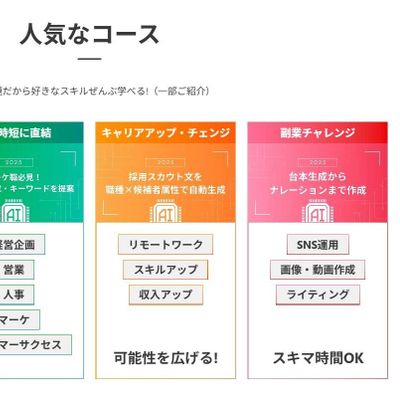 コースの例