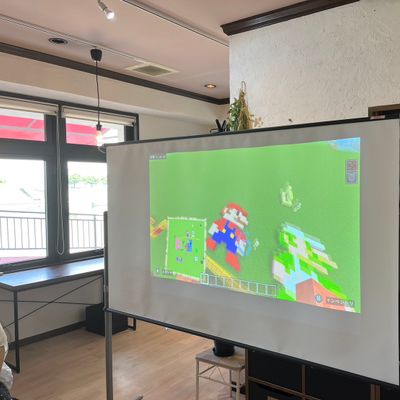 「みんなでマイクラで遊ぼう」イベントのためにマリオのワールドを作ってきてくれました