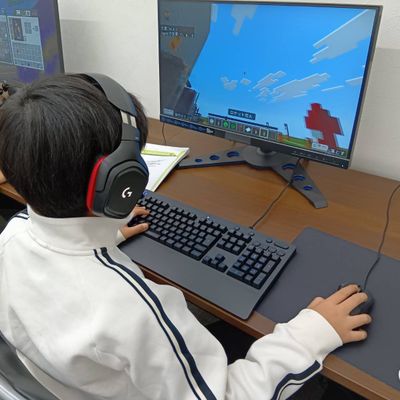 マイクラだから楽しく続く！新しいお友達ができたという生徒さんもいます◎