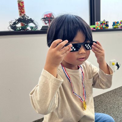 サングラス、ちょっと大きかったね笑笑