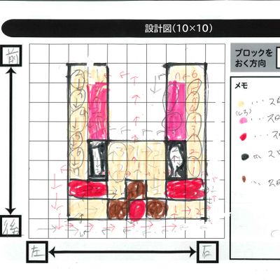 生徒さんが作った設計図です！