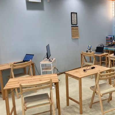 レッスンの準備中