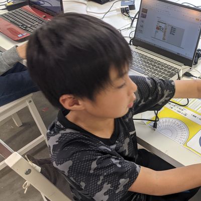 授業の様子：ロボット思ったように動くのか？
