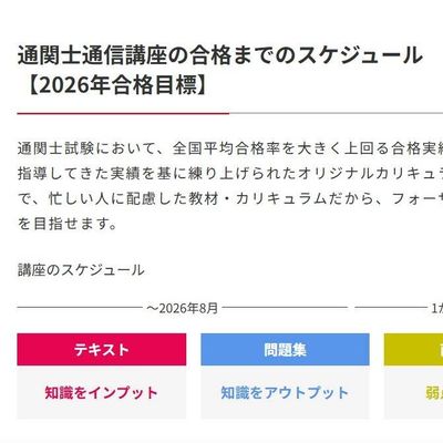 学習スケジュール