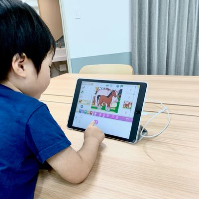 小さいご兄弟のお付き添いも大歓迎です。