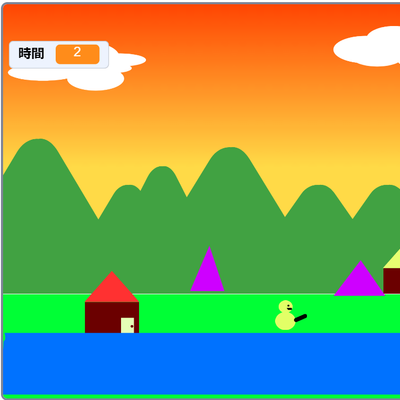 小4男子作成のマリオ風ゲーム