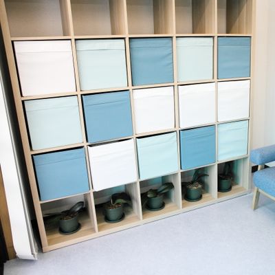 泉中央校の荷物置き場です。
