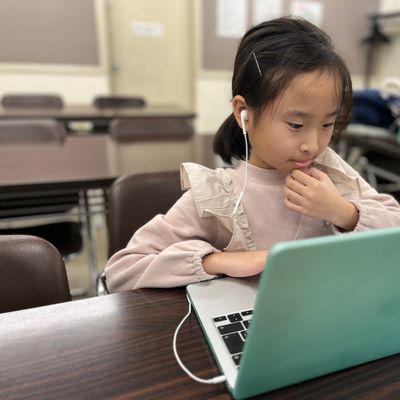 真剣に取り組む様子