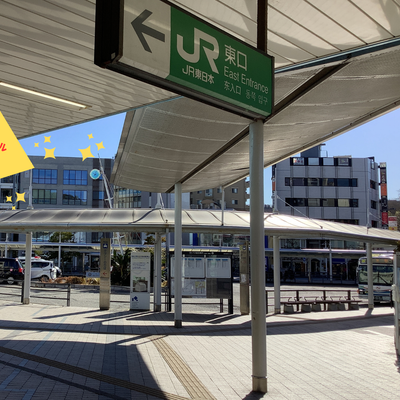 東口より見えるこちらのビルです！