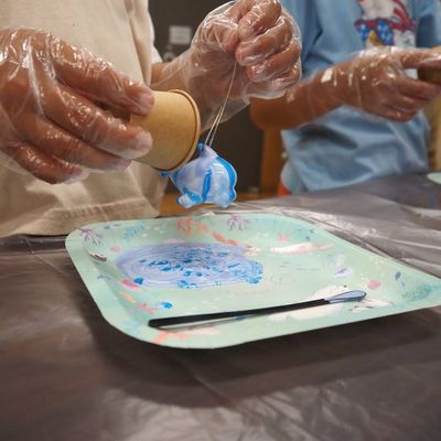 安芸高田町でのボランティアイベント！3Dプリンター×フルイドアート