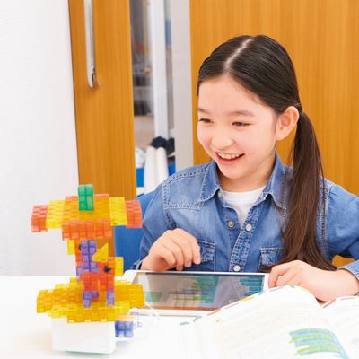 ロボットプログラミングを通して、論理的思考力を養います [2021/10撮影]