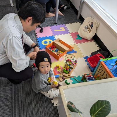 小さなお子様がいても楽しく安全に体験授業が可能です♪