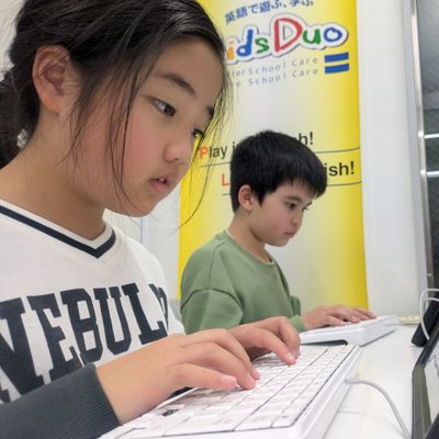 これから必須のタイピングも基礎からお子様のペースにあわせて丁寧に指導させて頂きます。