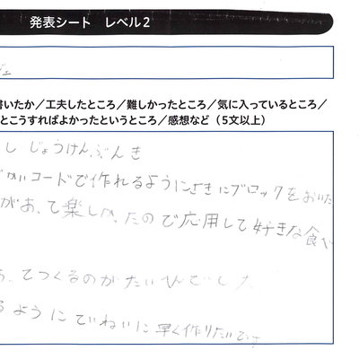 4週目は自由制作では自分の作品のプレゼンテーションを行います！