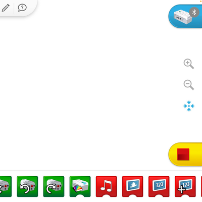 WeDoのプログラミング画面
