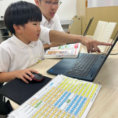 先生と二人三脚で学びます。