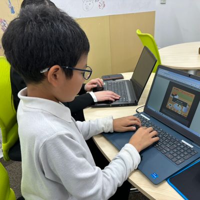 学校終わりに教室に自習もOK！！タイピング練習！